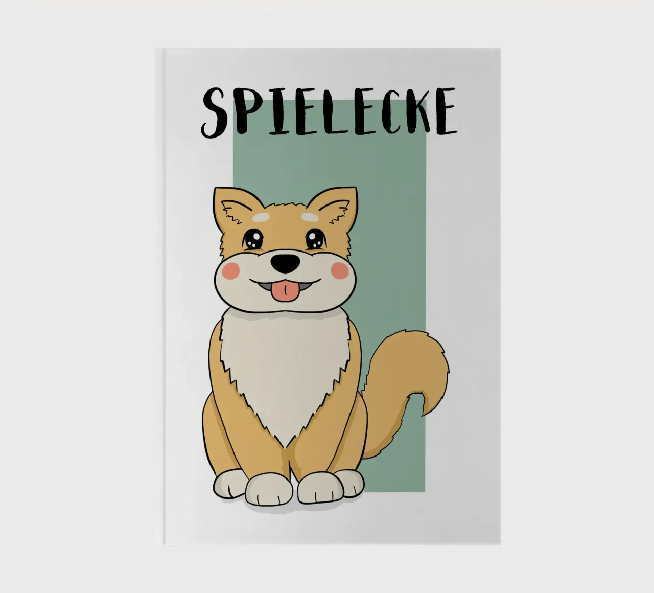 Spielecke Shiba Inu notebook by BAINAI KIDS