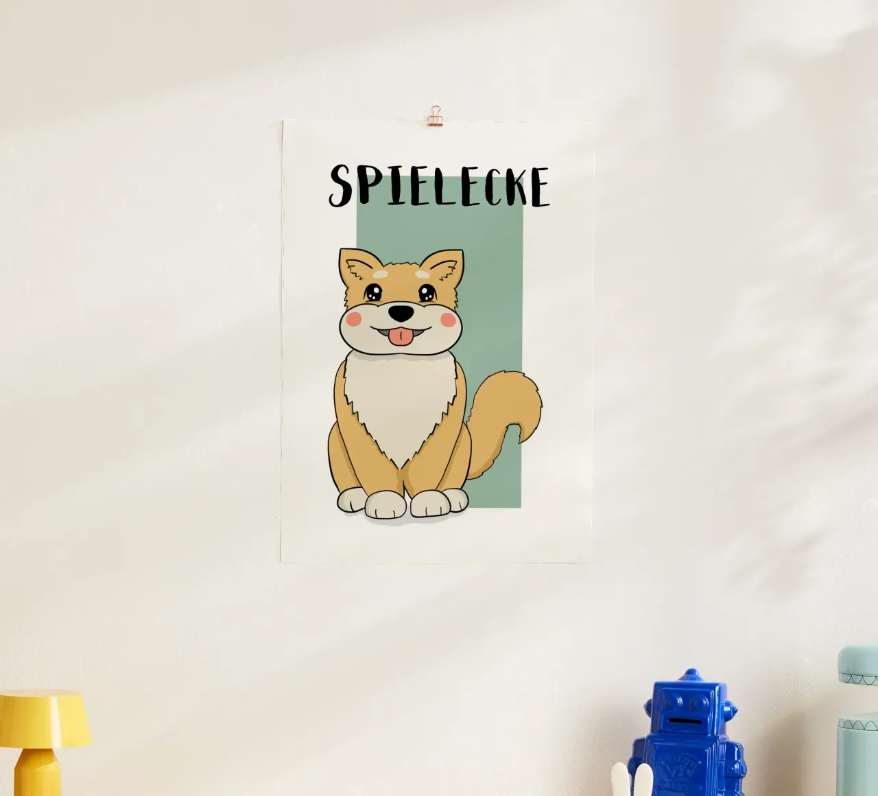 Spielecke Shiba Inu carta hahnemühle da BAINAI KIDS