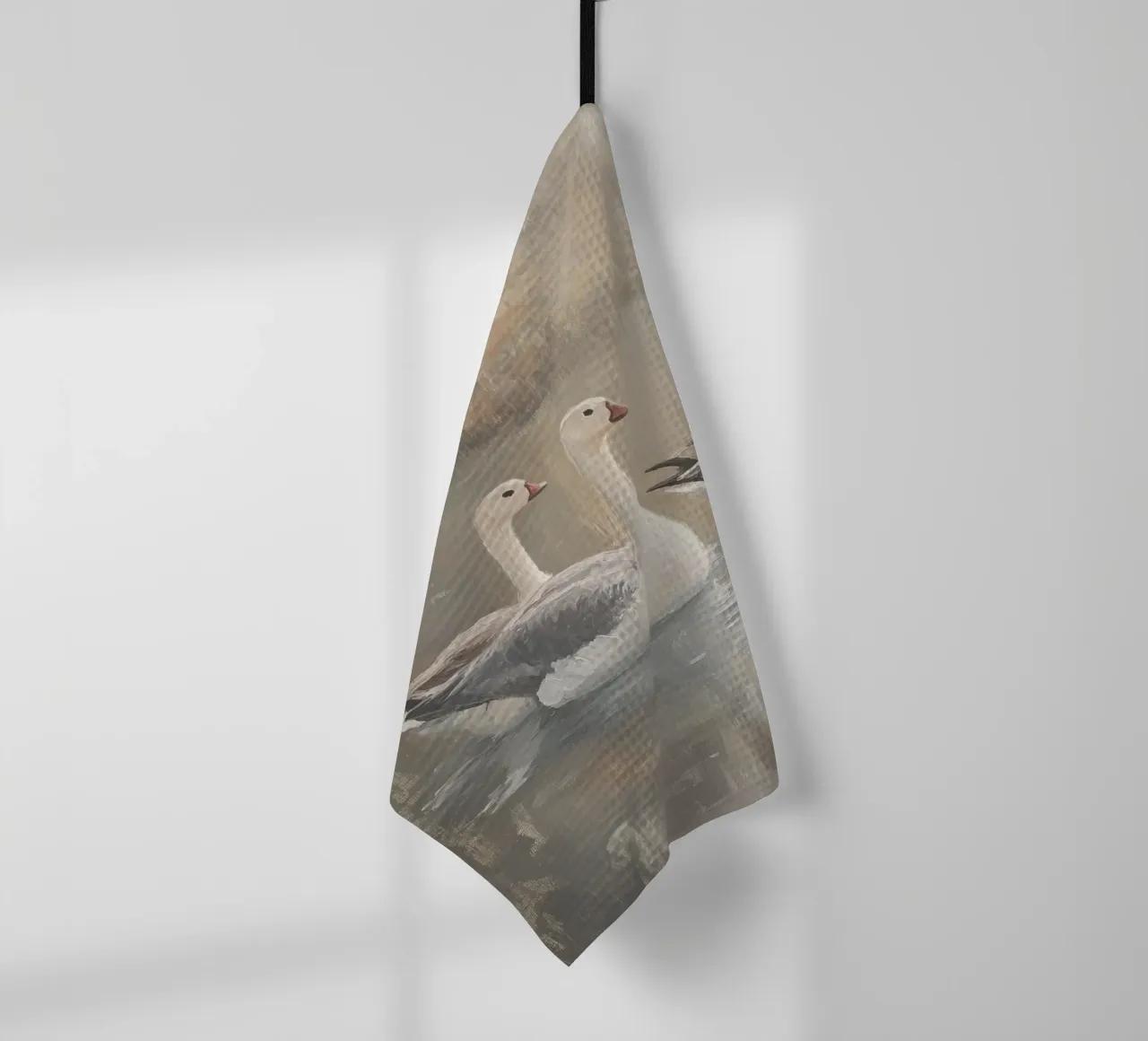 Oche tranquille sull'acqua canovaccio da cucina da Melloi Art Print