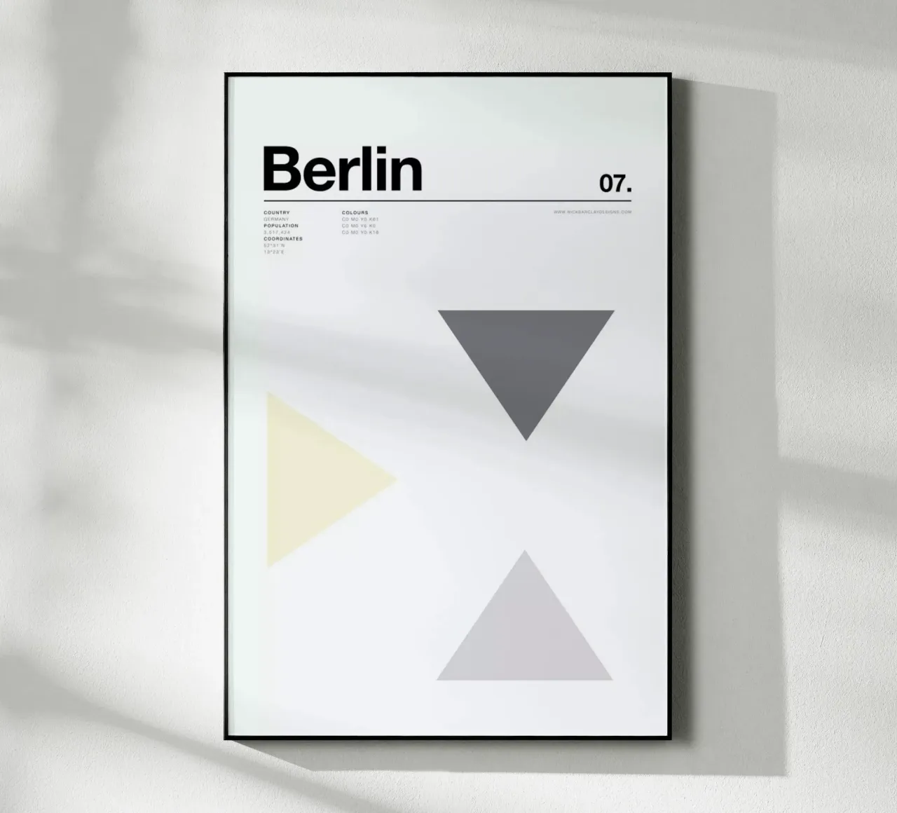 Berlin Acryl-Glas von Nick Barclay