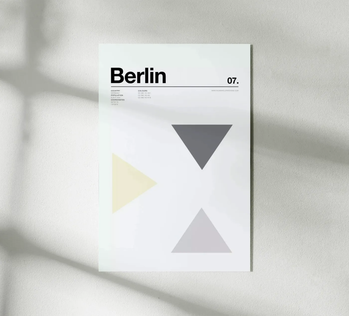 Berlin Acryl-Glas von Nick Barclay