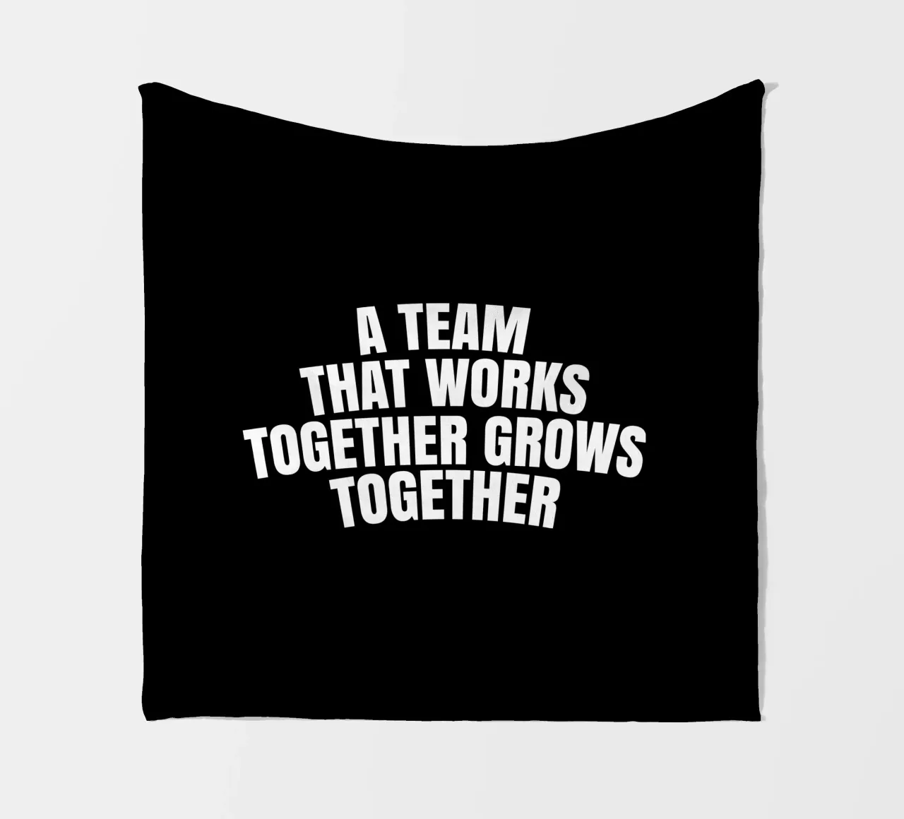 A team that works together grows together coperta in pile da happieeagle