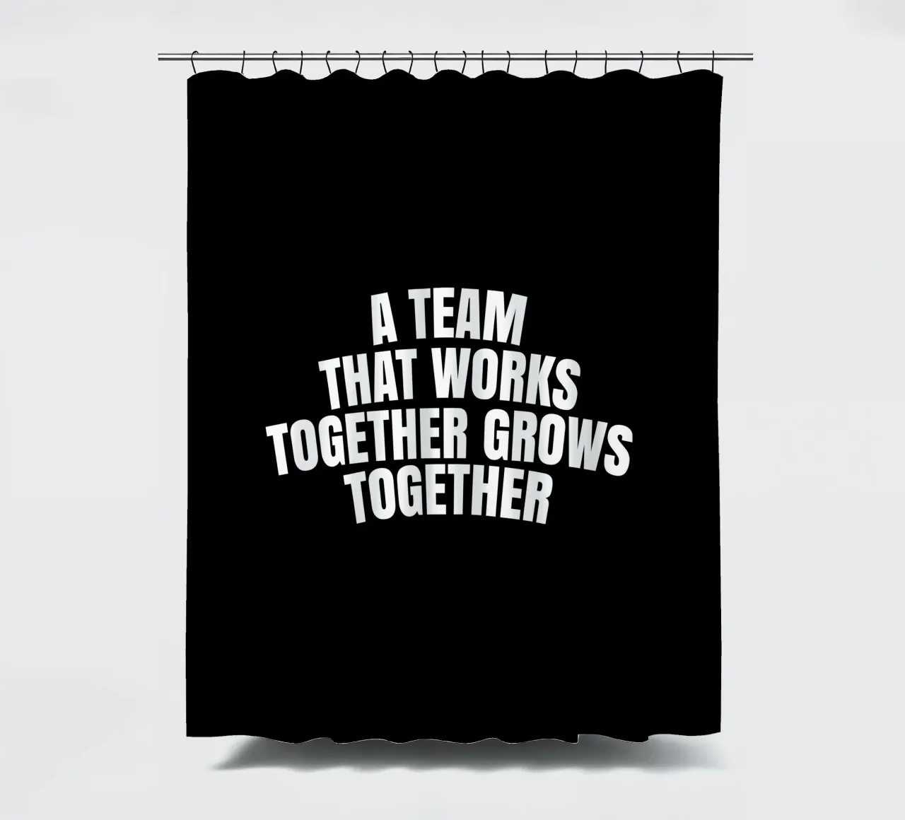 A team that works together grows together tenda da doccia da happieeagle