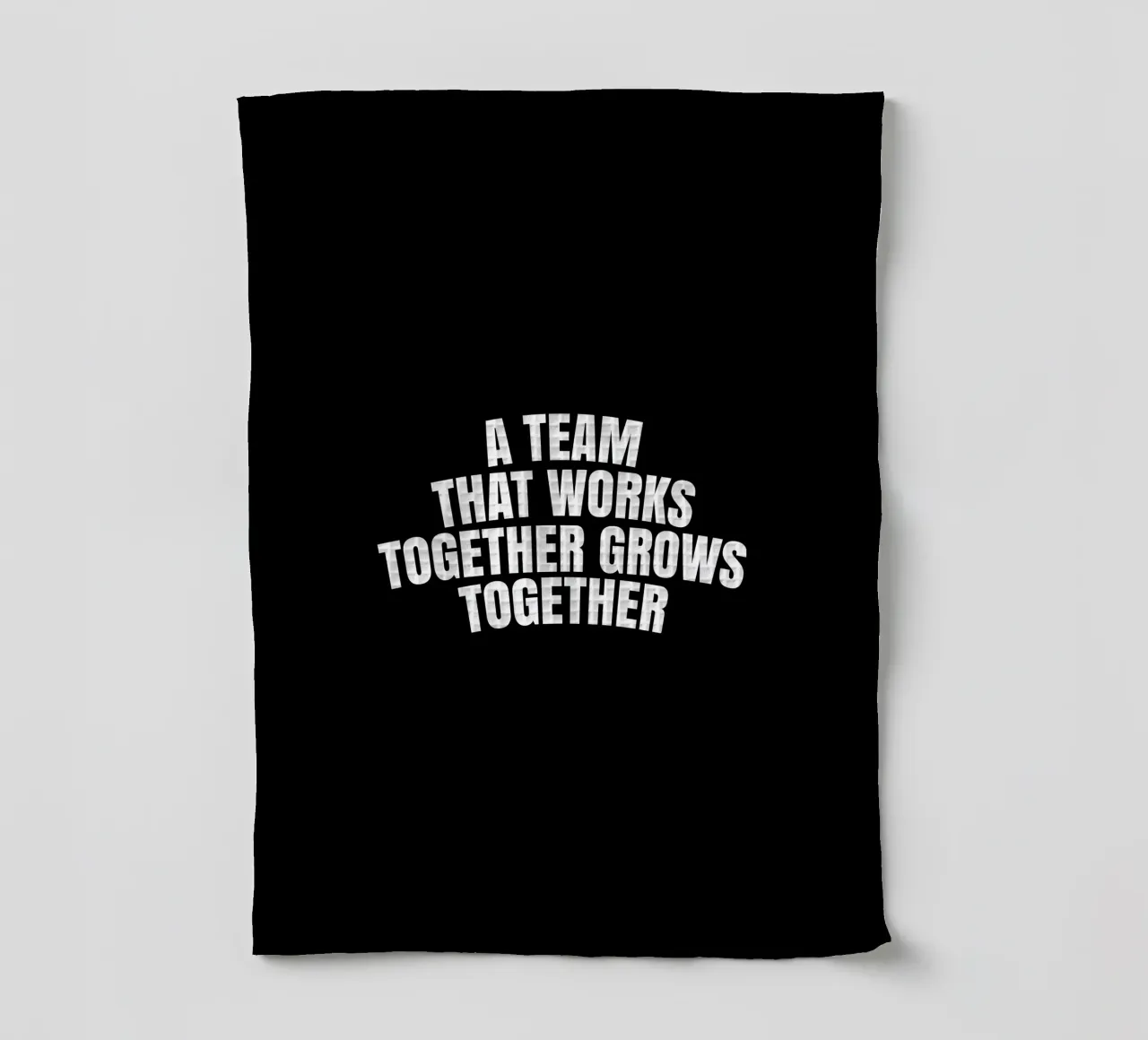 A team that works together grows together Geschirrtuch von happieeagle