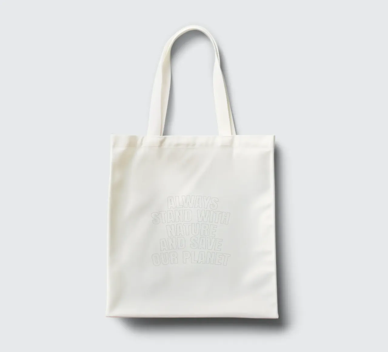 Always stand with nature and save our planet borsa in juta da happieeagle