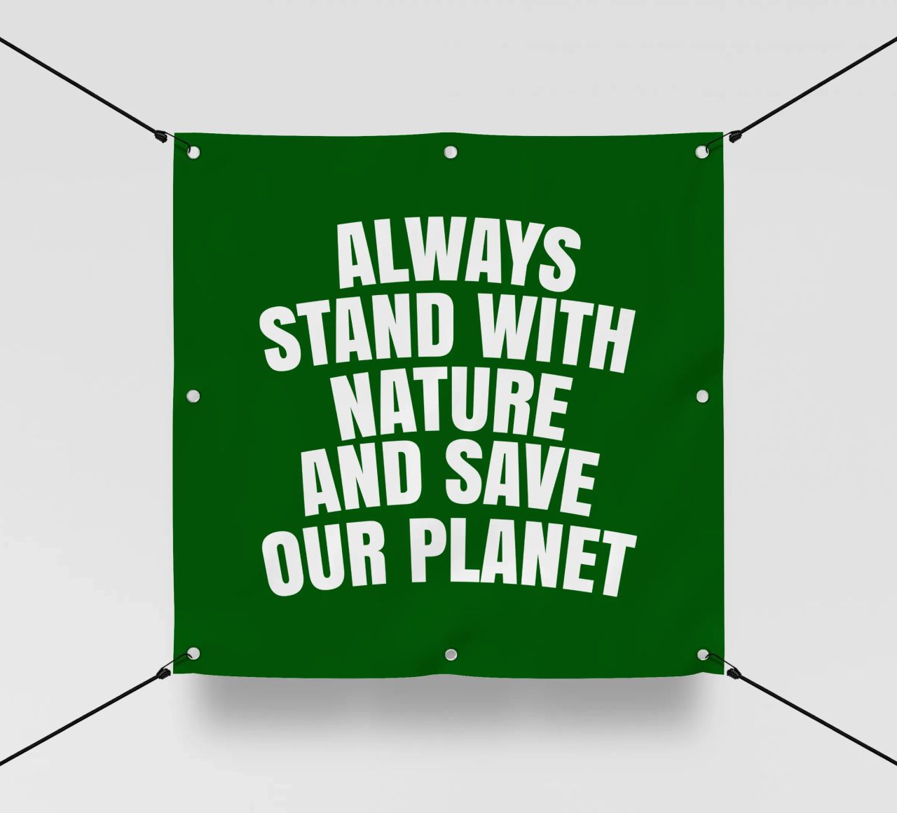 Always stand with nature and save our planet telo in pvc da happieeagle