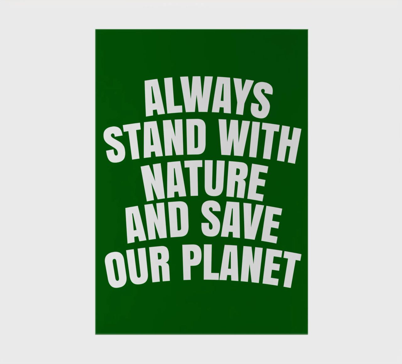 Always stand with nature and save our planet notebook by happieeagle