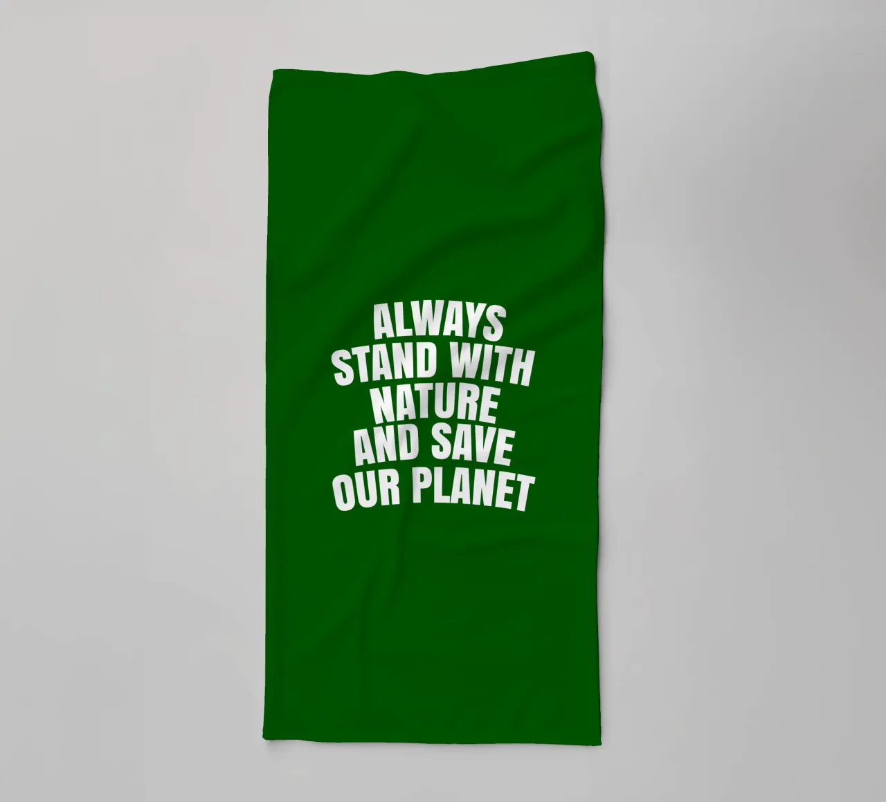 Always stand with nature and save our planet Handtuch von happieeagle