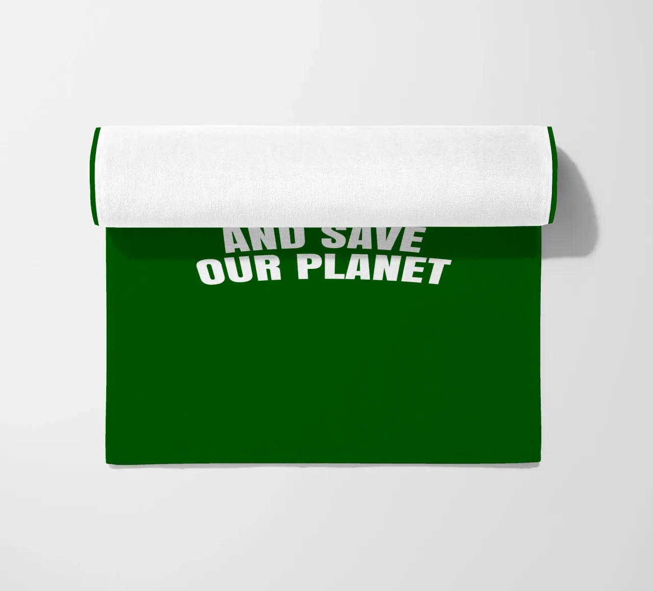 Always stand with nature and save our planet strandhanddoek van happieeagle
