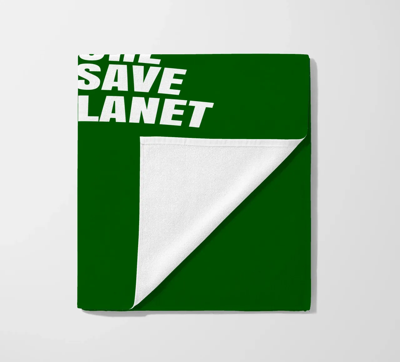 Always stand with nature and save our planet strandhanddoek van happieeagle
