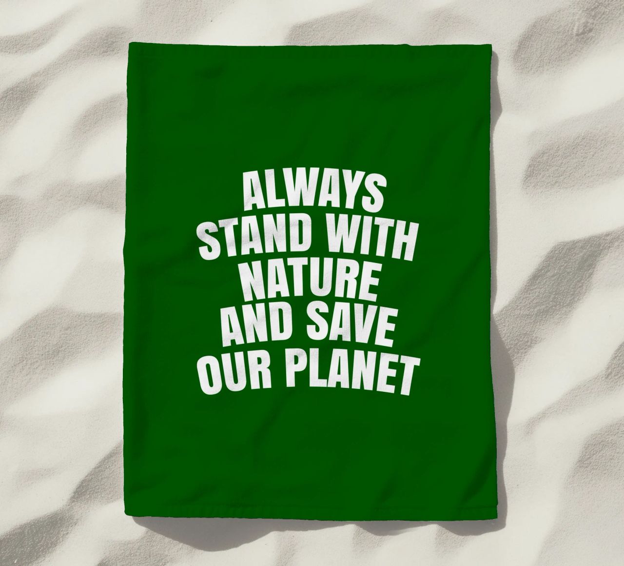 Always stand with nature and save our planet telo mare da happieeagle