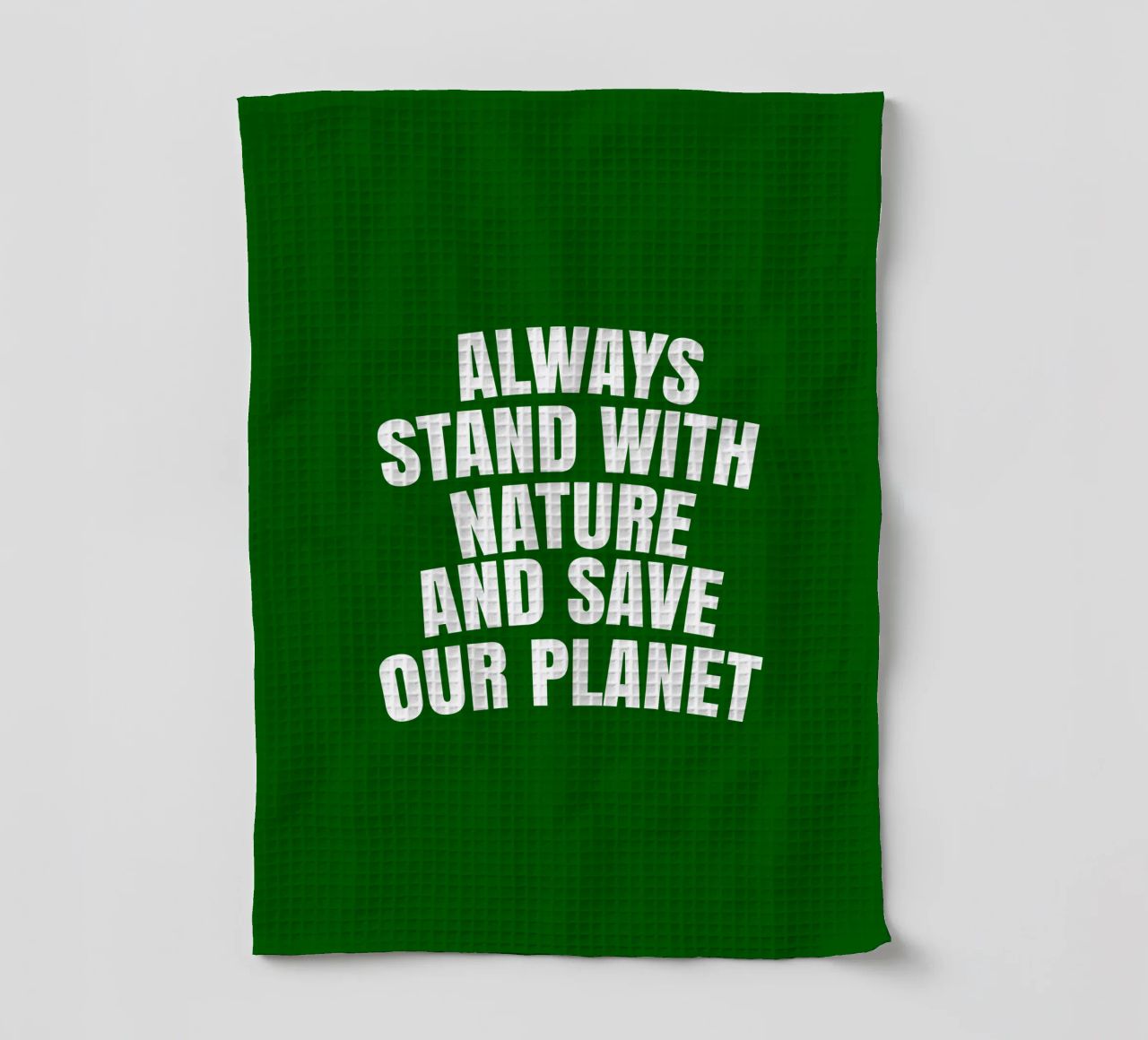 Always stand with nature and save our planet canovaccio da cucina da happieeagle