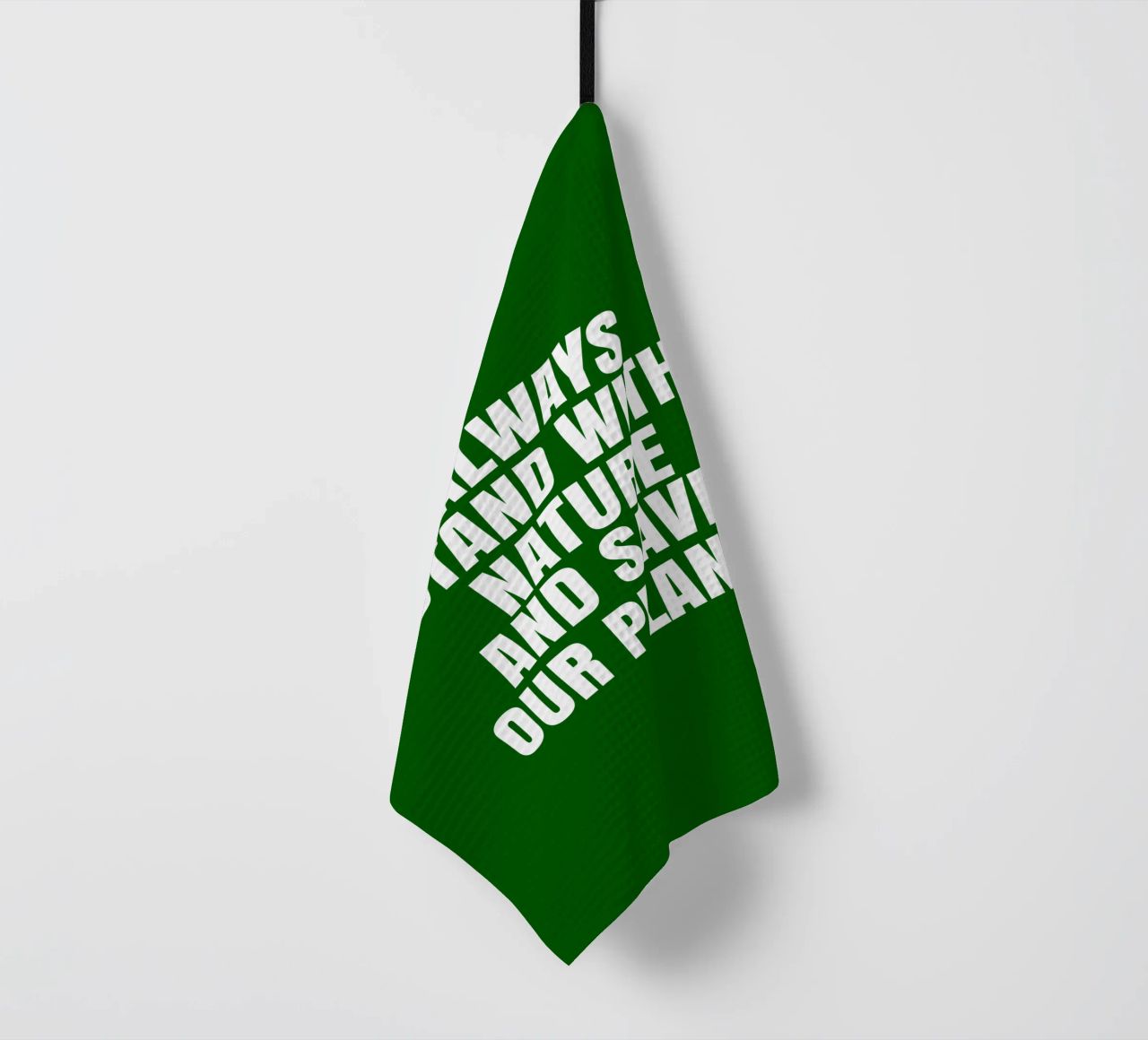 Always stand with nature and save our planet canovaccio da cucina da happieeagle