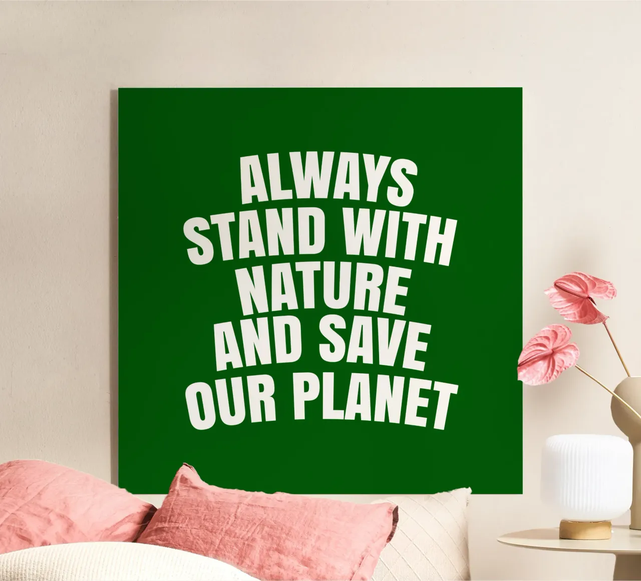 Always stand with nature and save our planet acryl van happieeagle