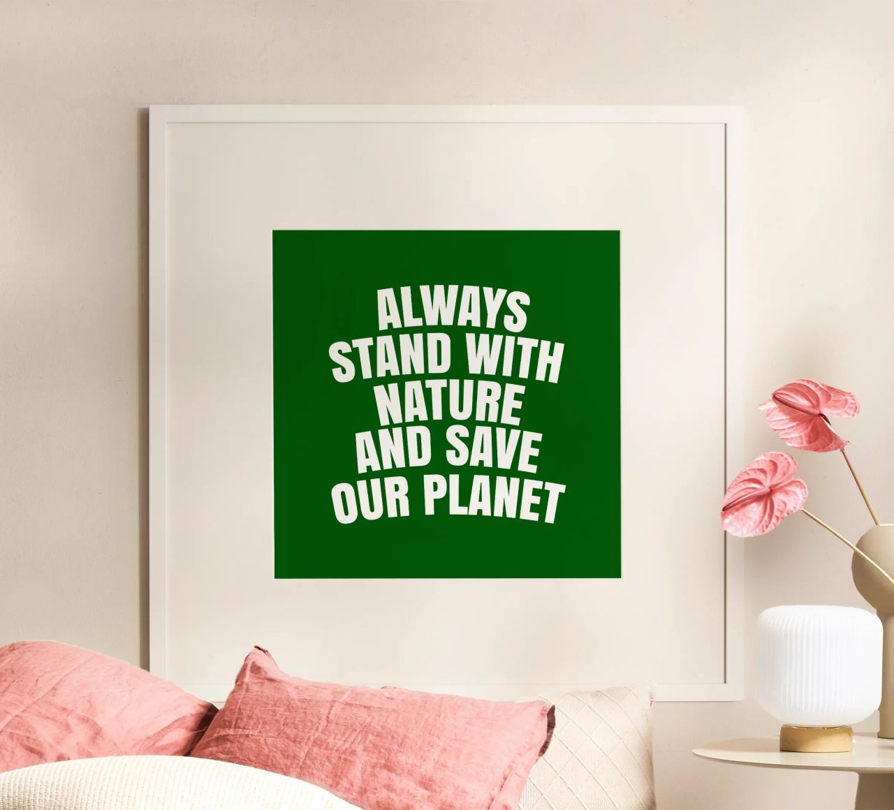 Always stand with nature and save our planet carta hahnemühle da happieeagle