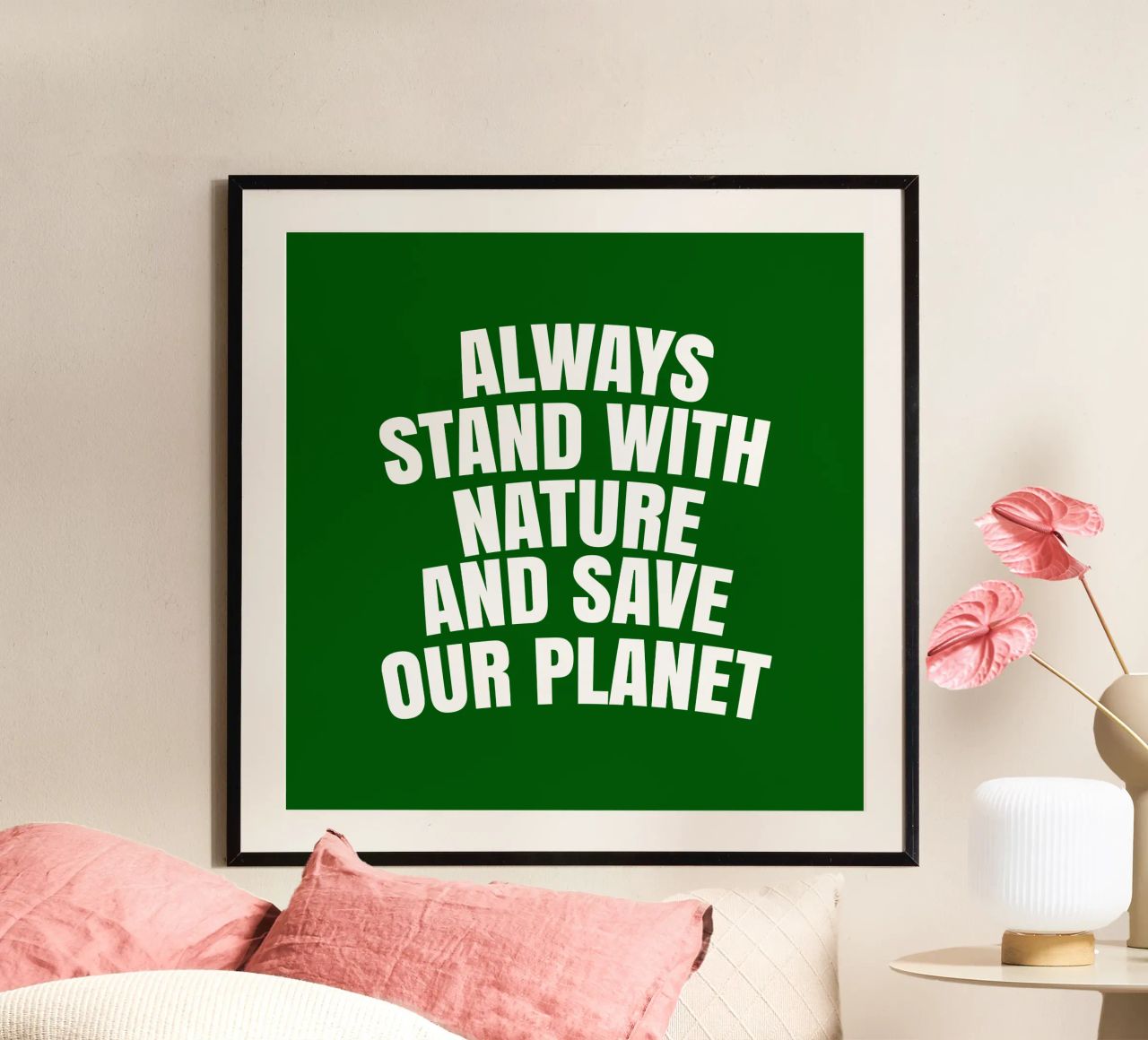 Always stand with nature and save our planet carta hahnemühle da happieeagle