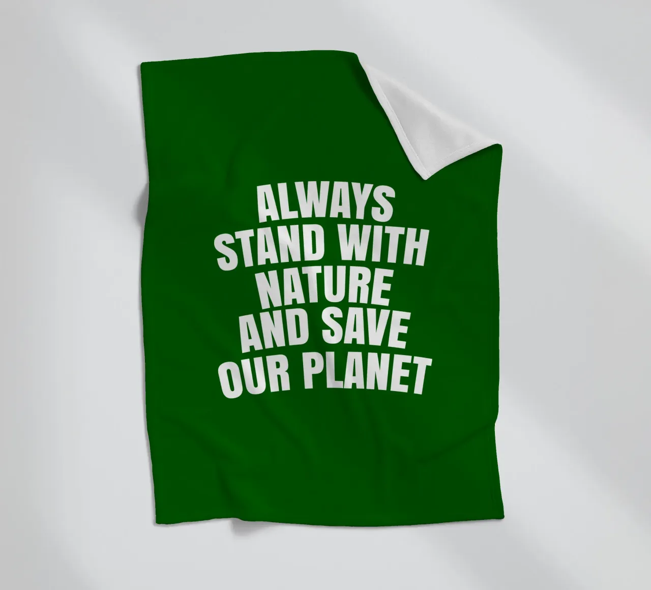 Always stand with nature and save our planet coperta in pile da happieeagle