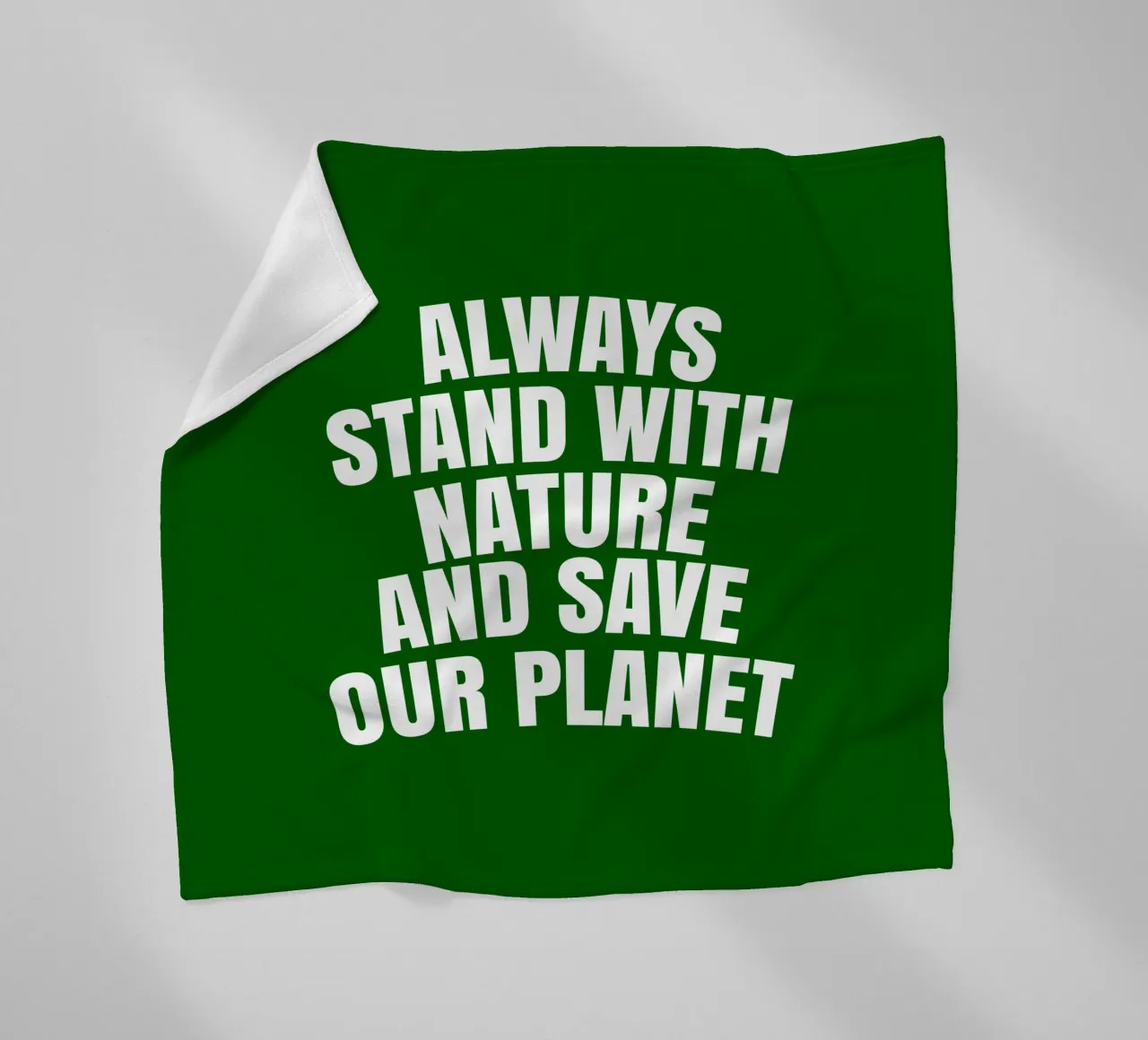 Always stand with nature and save our planet coperta in pile da happieeagle