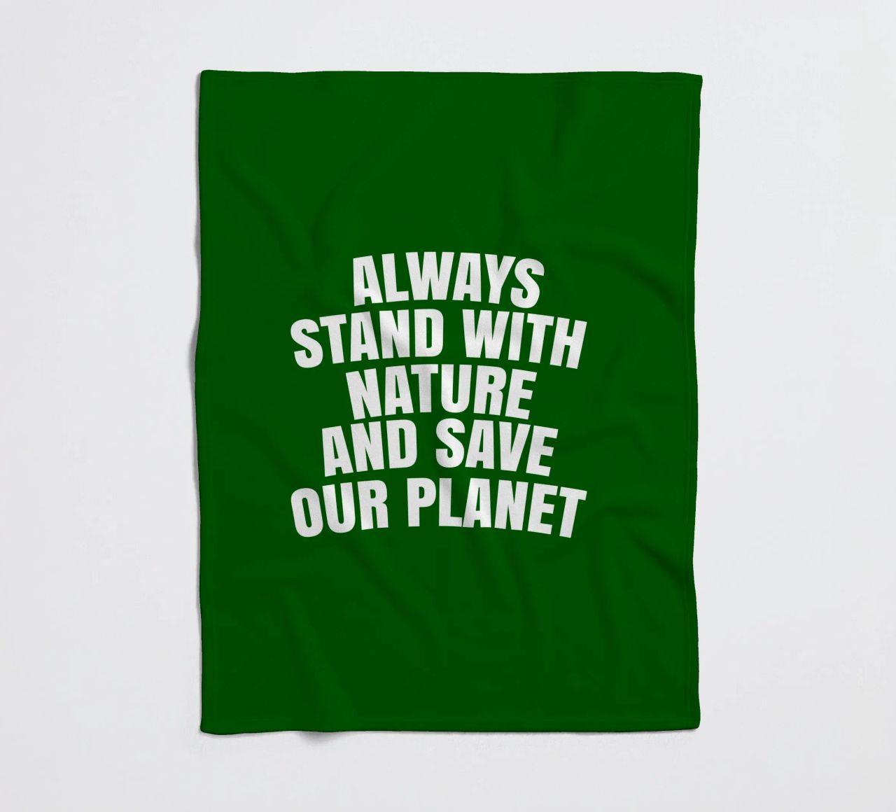 Always stand with nature and save our planet coperta in pile da happieeagle
