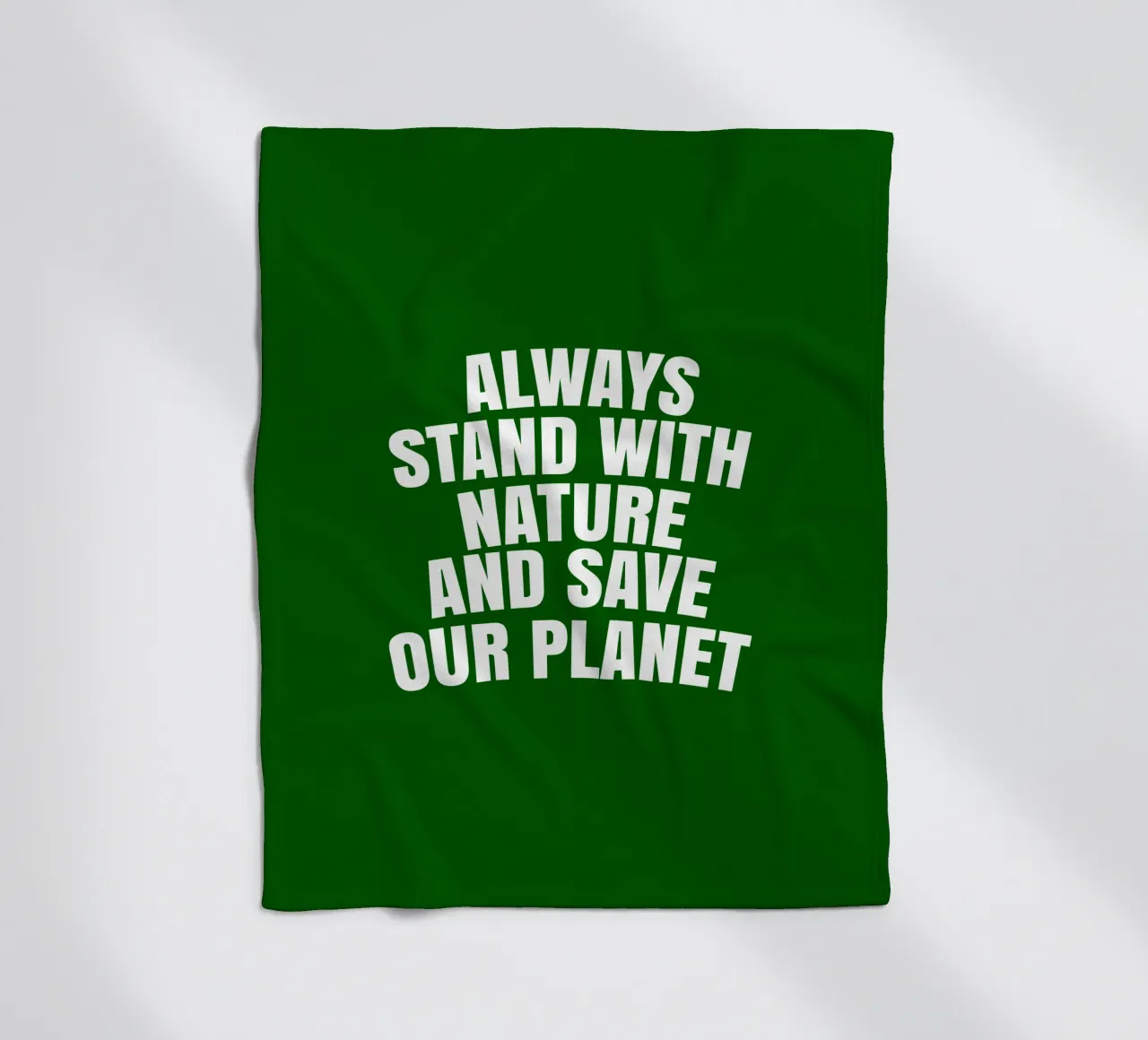 Always stand with nature and save our planet coperta in pile da happieeagle