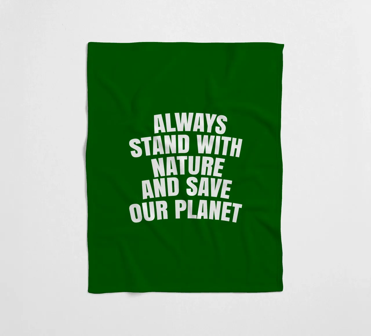 Always stand with nature and save our planet coperta in pile da happieeagle