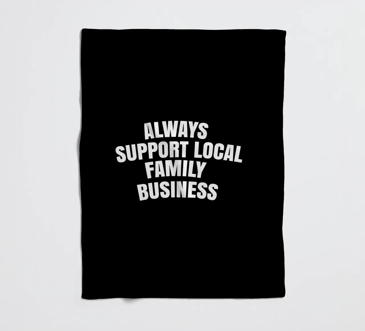 Always support local family business coperta in pile da happieeagle