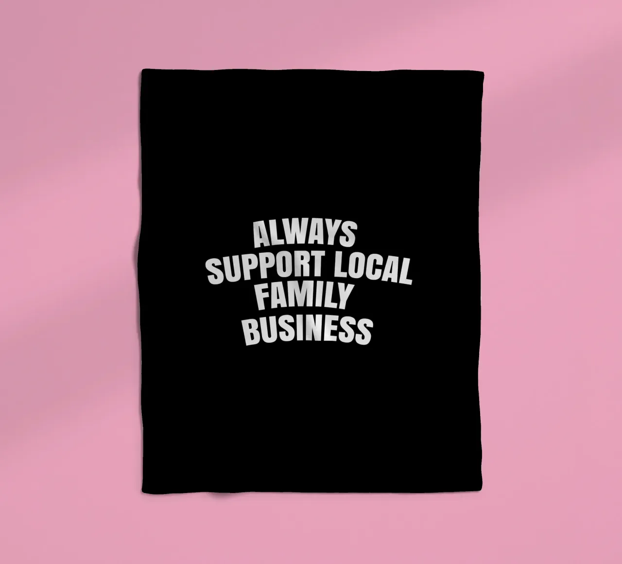 Always support local family business coperta in pile da happieeagle