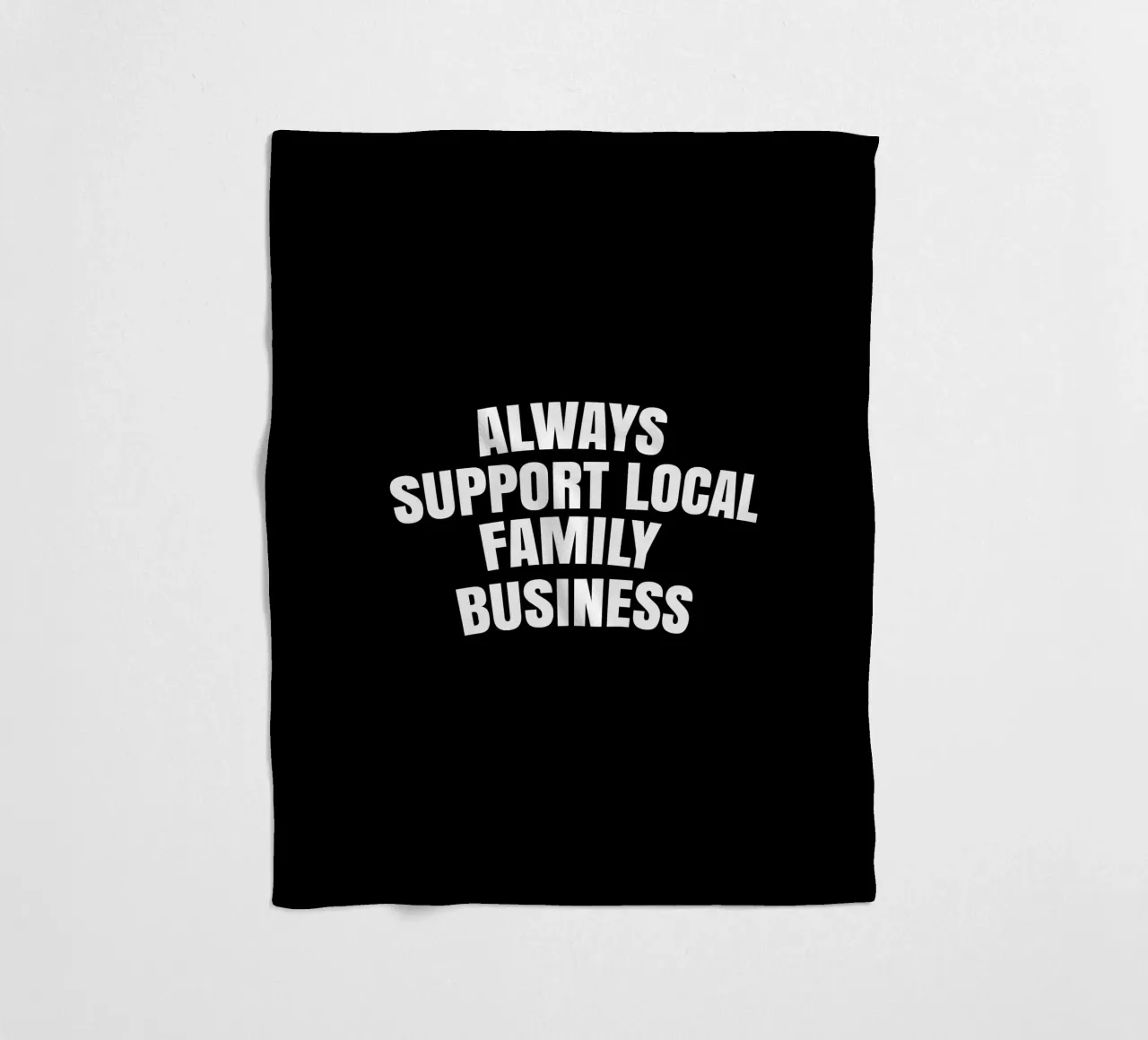 Always support local family business coperta in pile da happieeagle