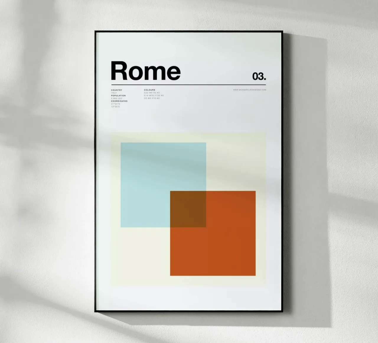 Rome plexiglass da Nick Barclay