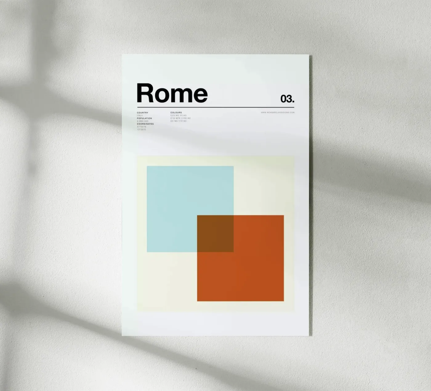 Rome plexiglas de Nick Barclay