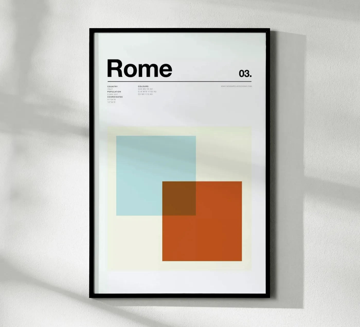 Rome poster de Nick Barclay