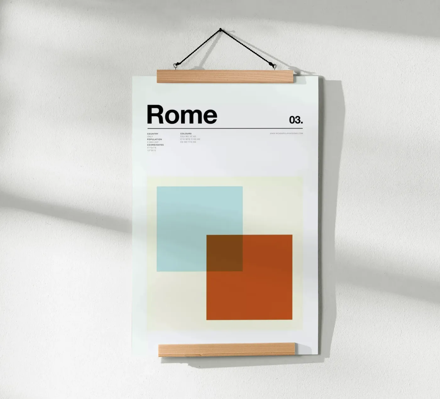 Rome poster de Nick Barclay