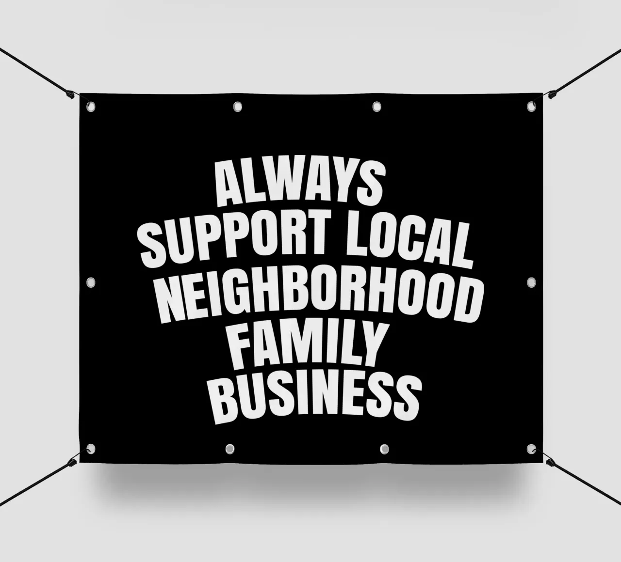 Always support local neighborhood family business telo in pvc da happieeagle