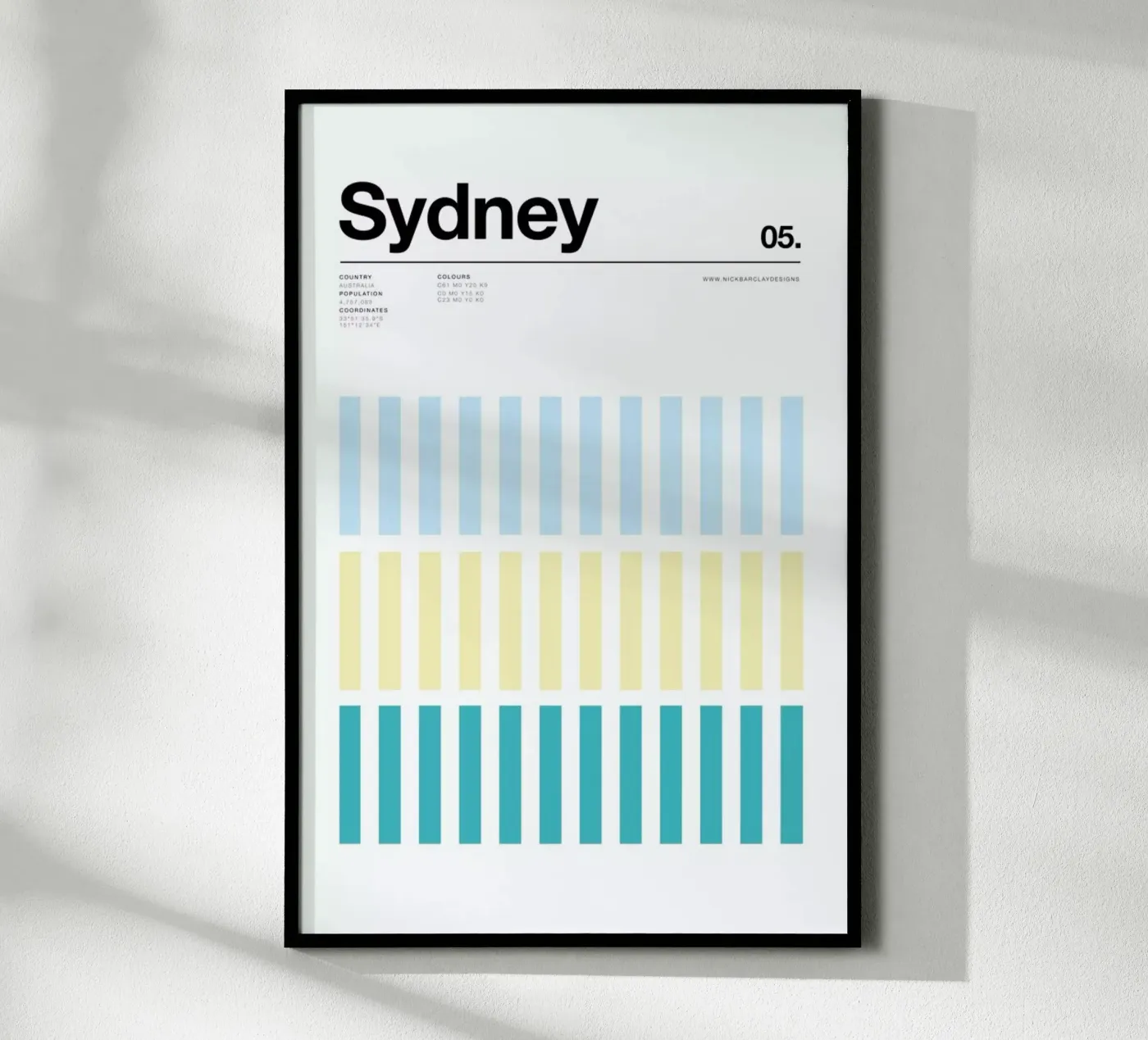 Sydney poster van Nick Barclay