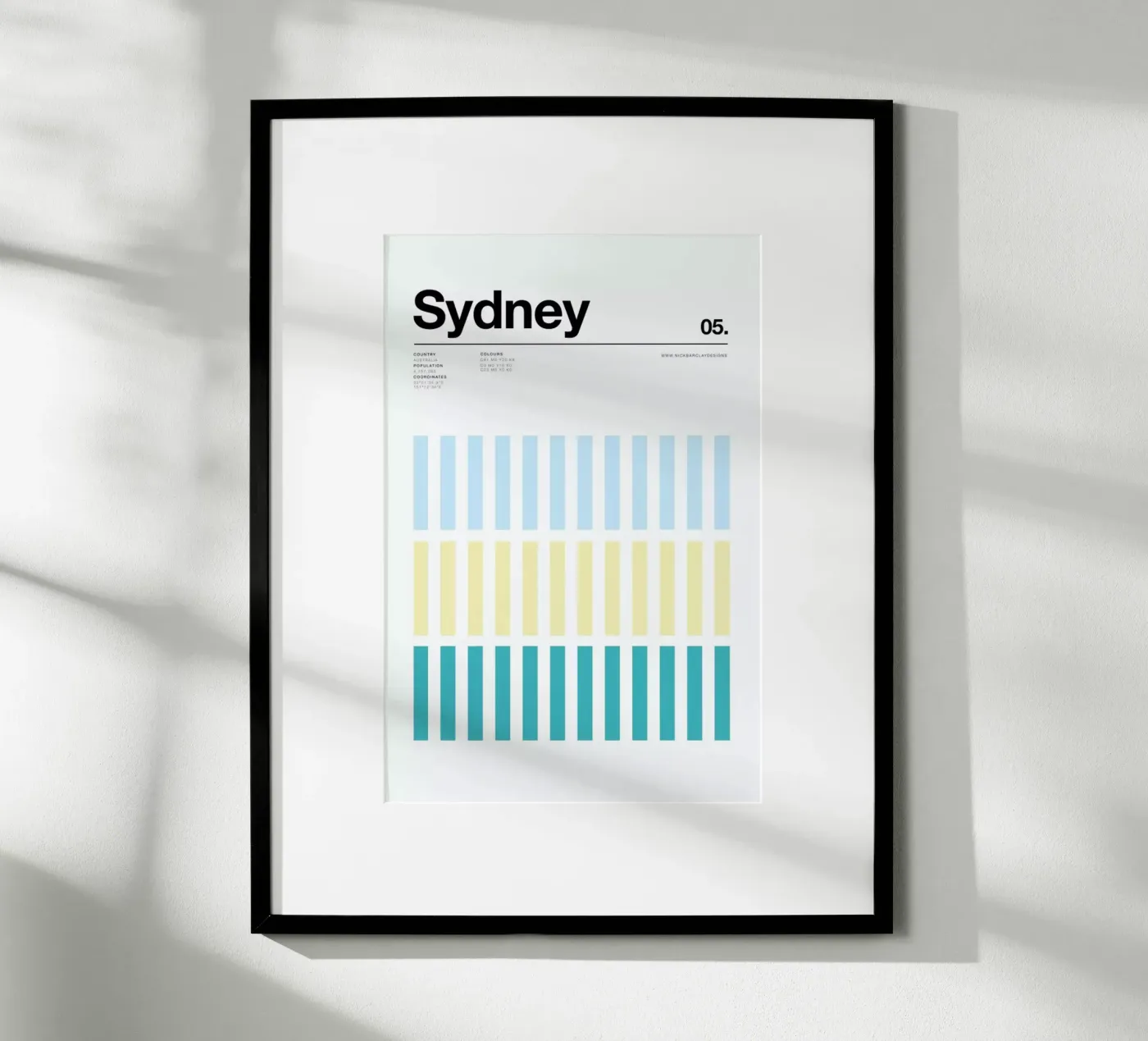 Sydney poster van Nick Barclay