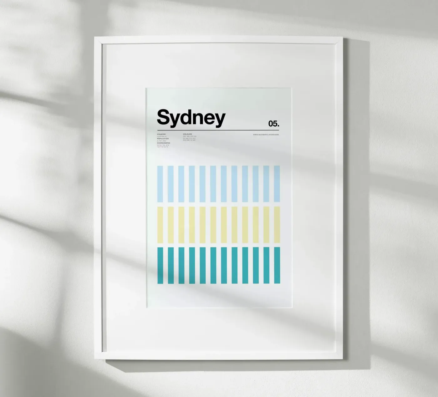 Sydney poster van Nick Barclay