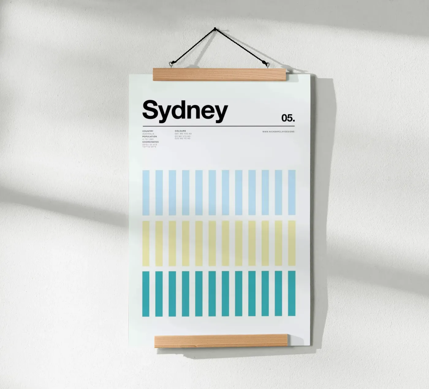 Sydney poster van Nick Barclay