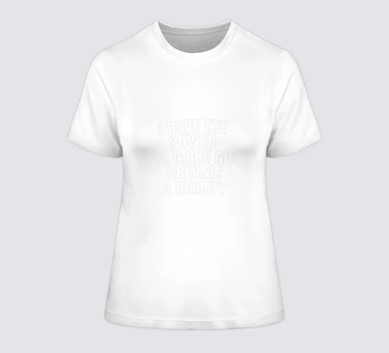 I have the power to make my dreams a reality t-shirt da donna da happieeagle