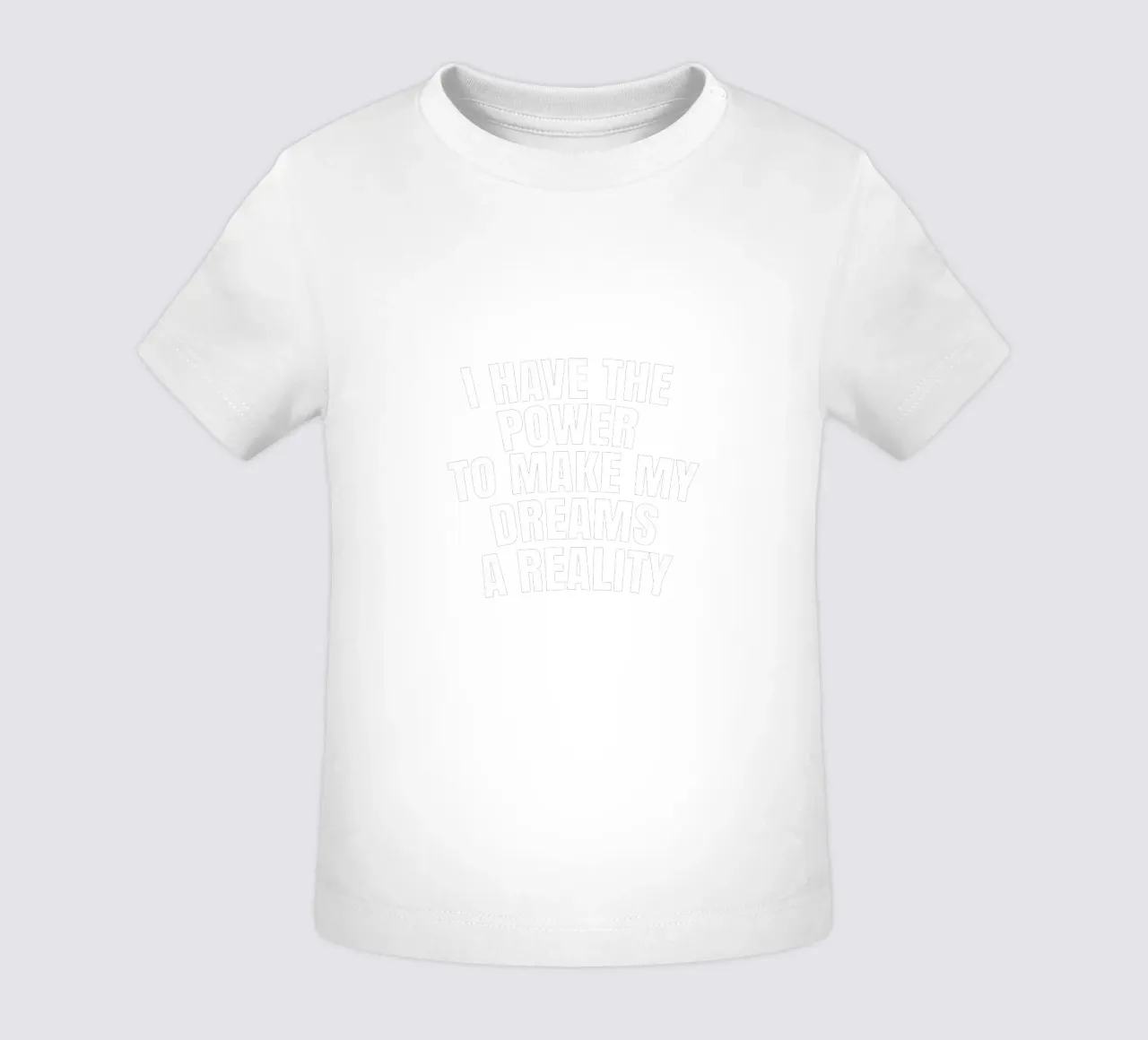 I have the power to make my dreams a reality camiseta de bebé de happieeagle