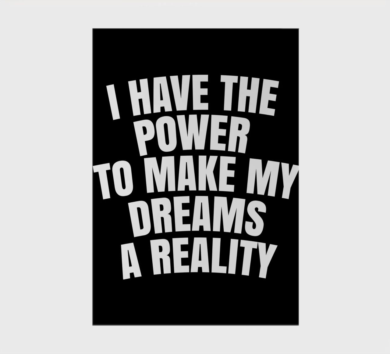 I have the power to make my dreams a reality notebook by happieeagle