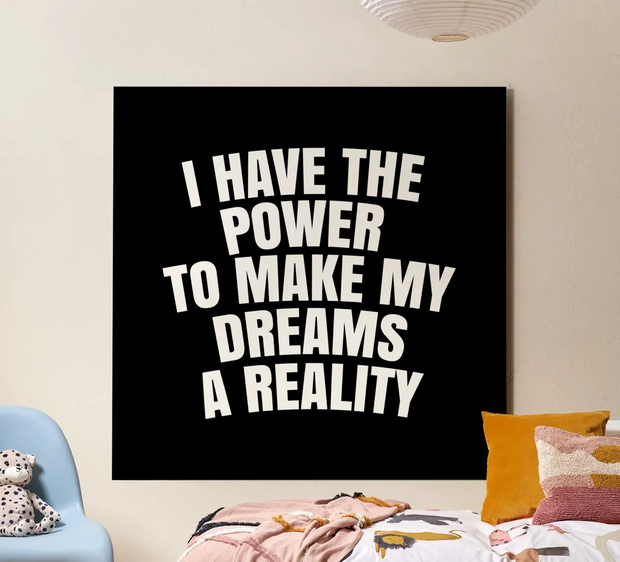 I have the power to make my dreams a reality alluminio dibond da happieeagle