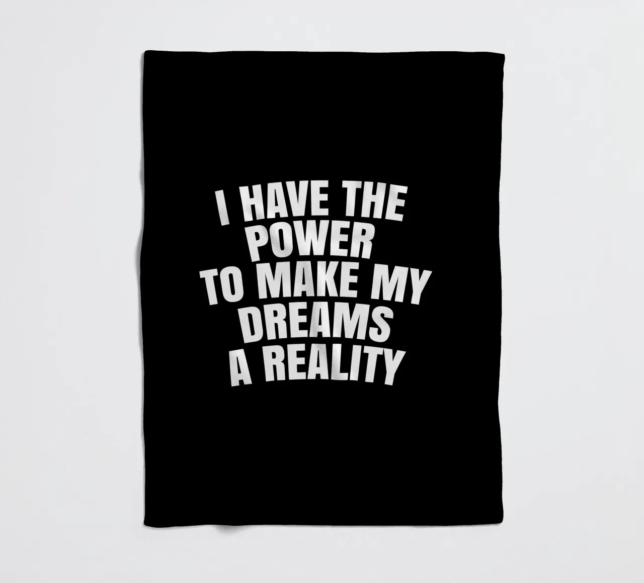 I have the power to make my dreams a reality Fleecedecke von happieeagle