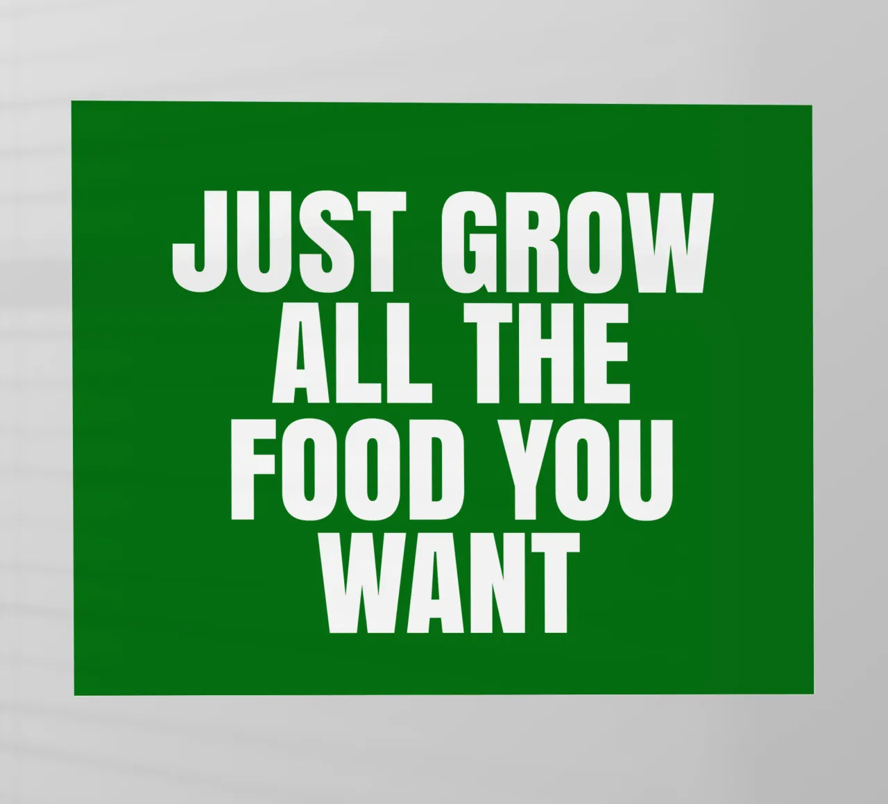 Just grow all the food you want pellicola backlit da happieeagle