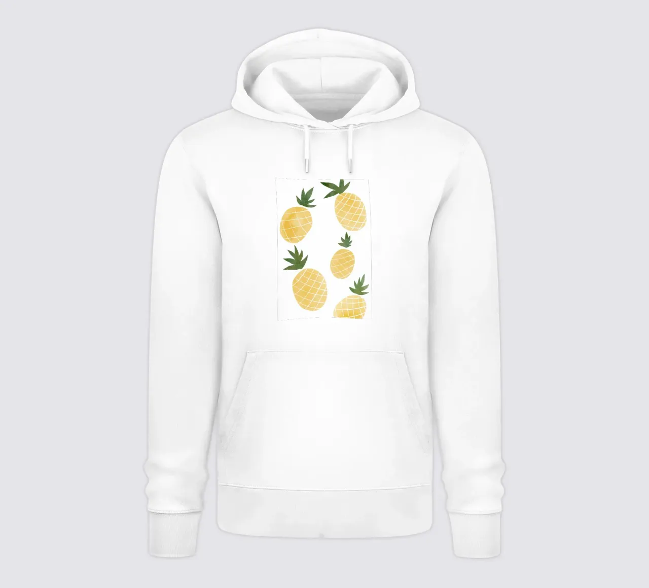 Illustrazioni di ananas felpa con cappuccio da Melloi Art Print
