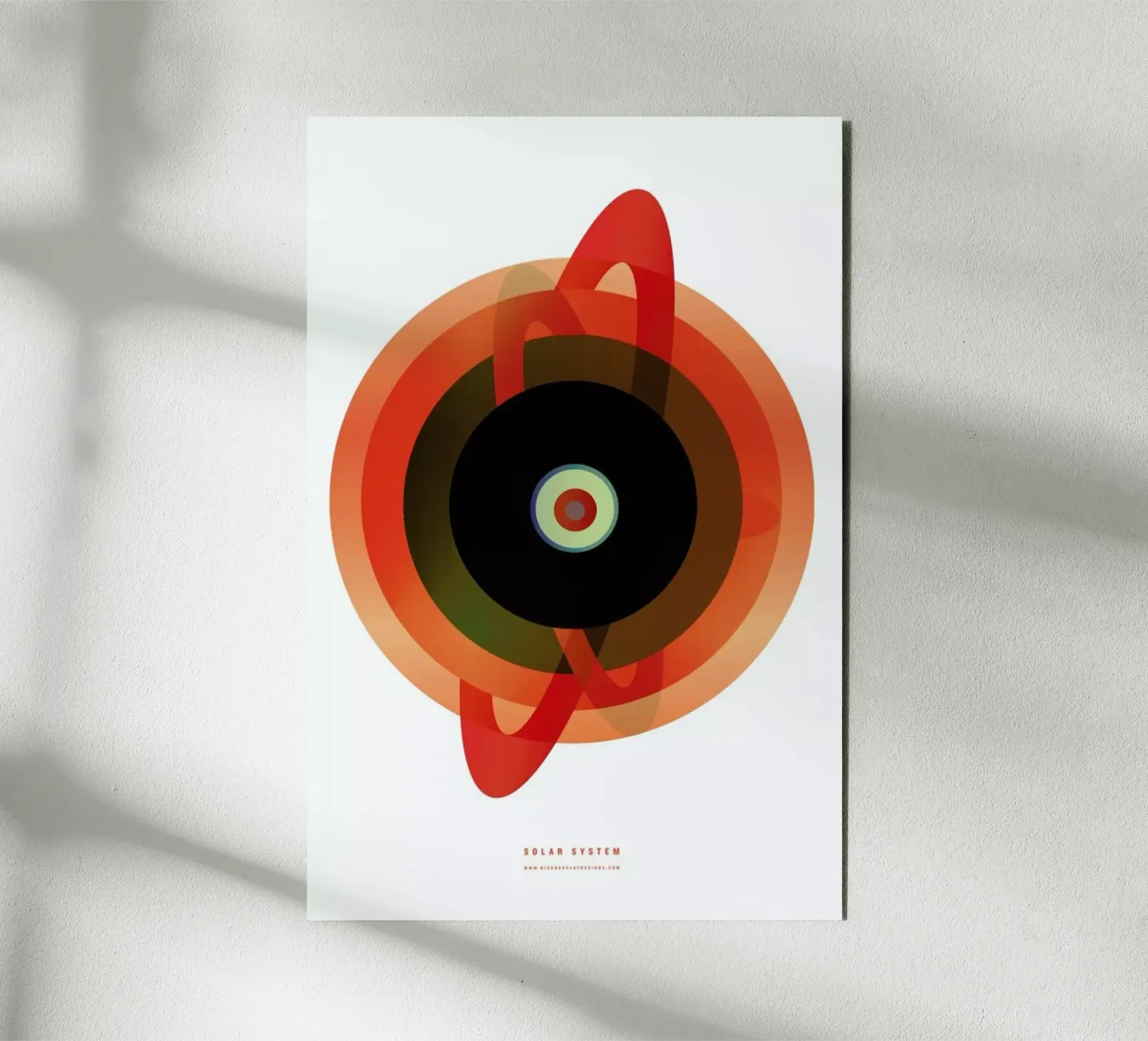 Solarsystem alluminio dibond da Nick Barclay