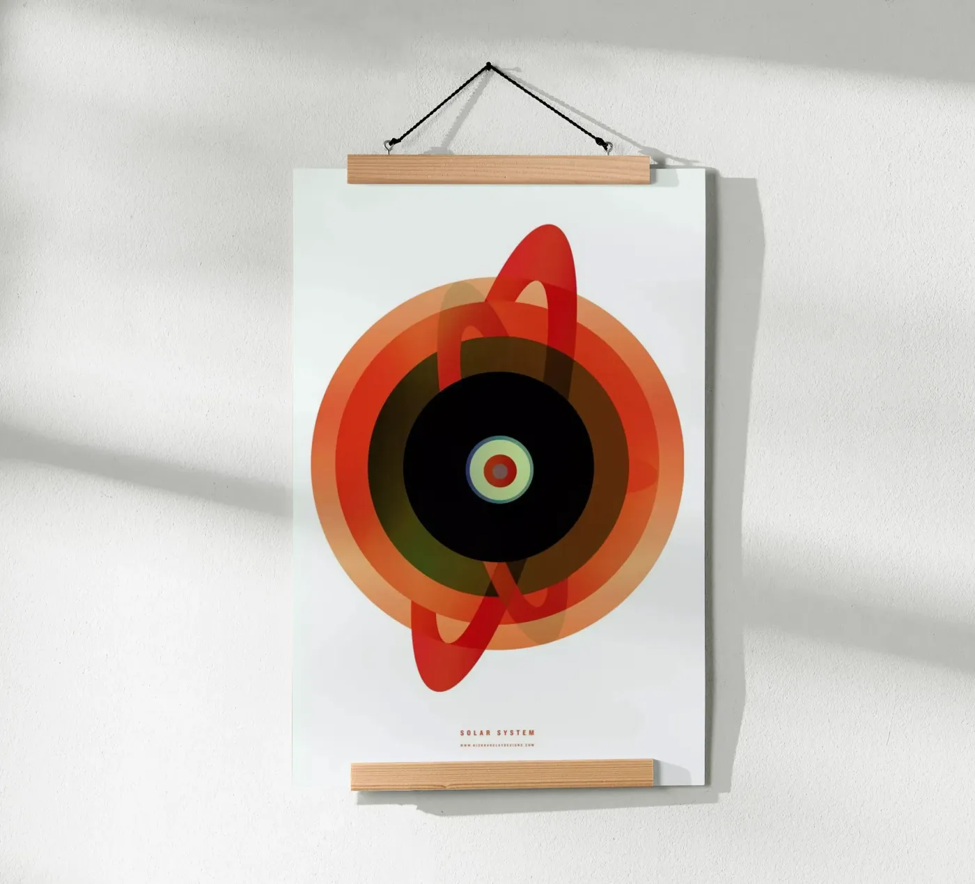 Solarsystem poster by Nick Barclay