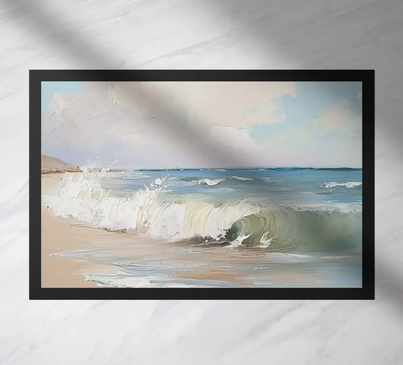 Spiaggia tranquilla zerbino da Melloi Art Print