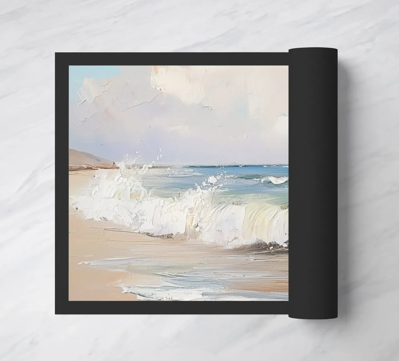 Spiaggia tranquilla zerbino da Melloi Art Print
