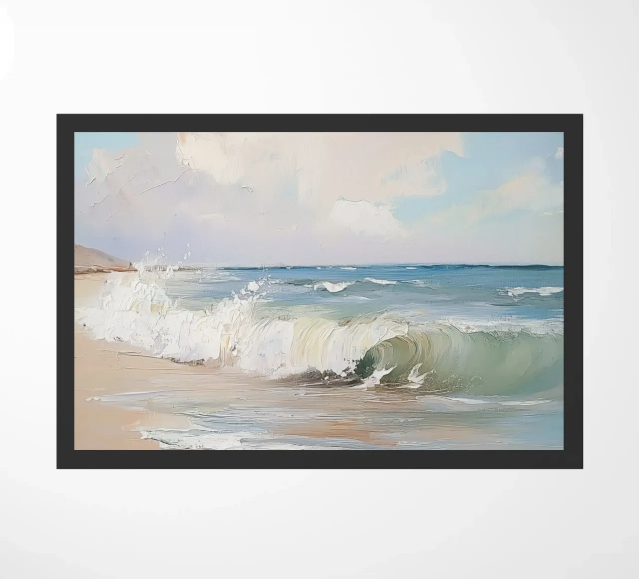 Spiaggia tranquilla zerbino da Melloi Art Print