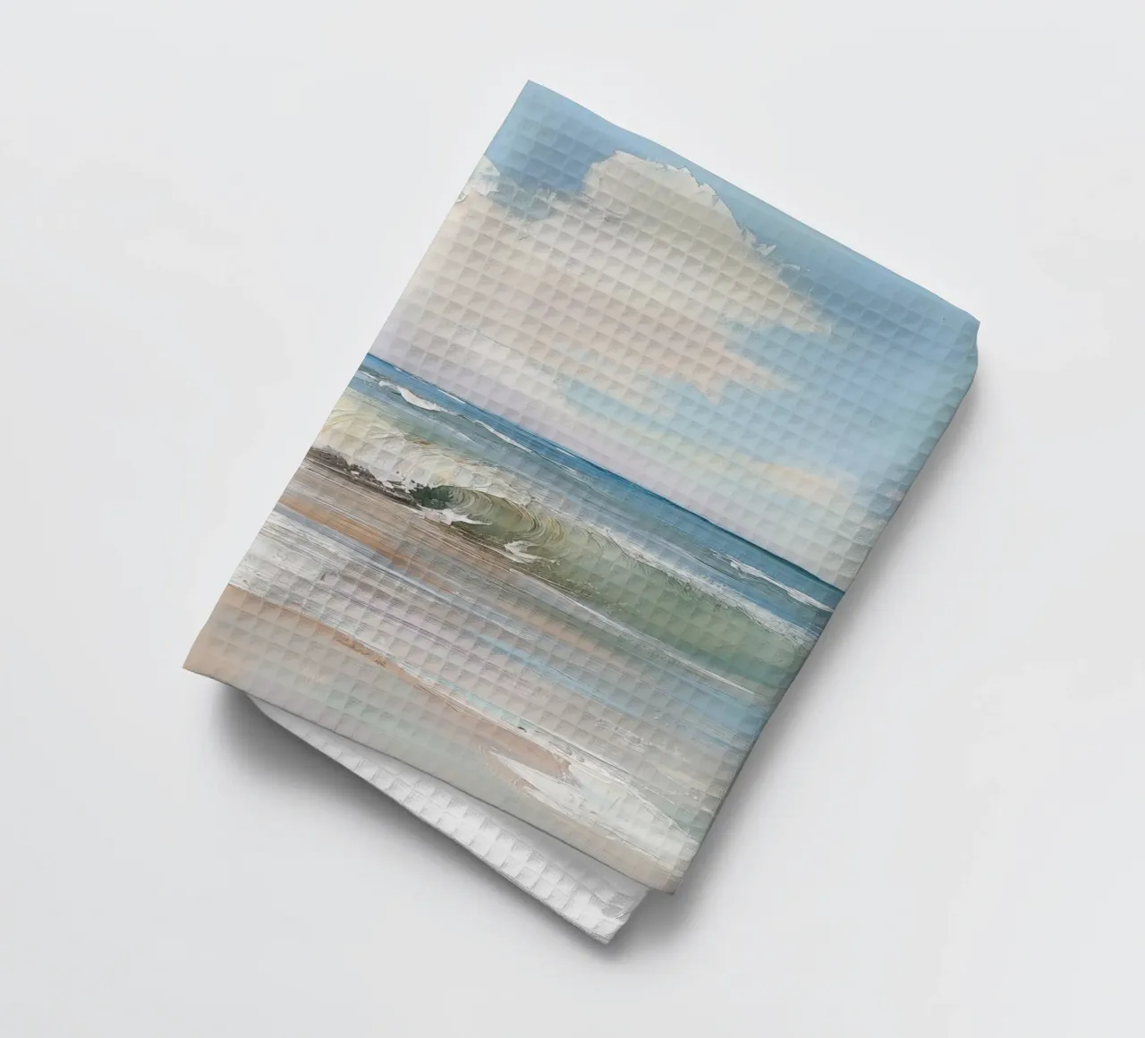 Spiaggia tranquilla canovaccio da cucina da Melloi Art Print